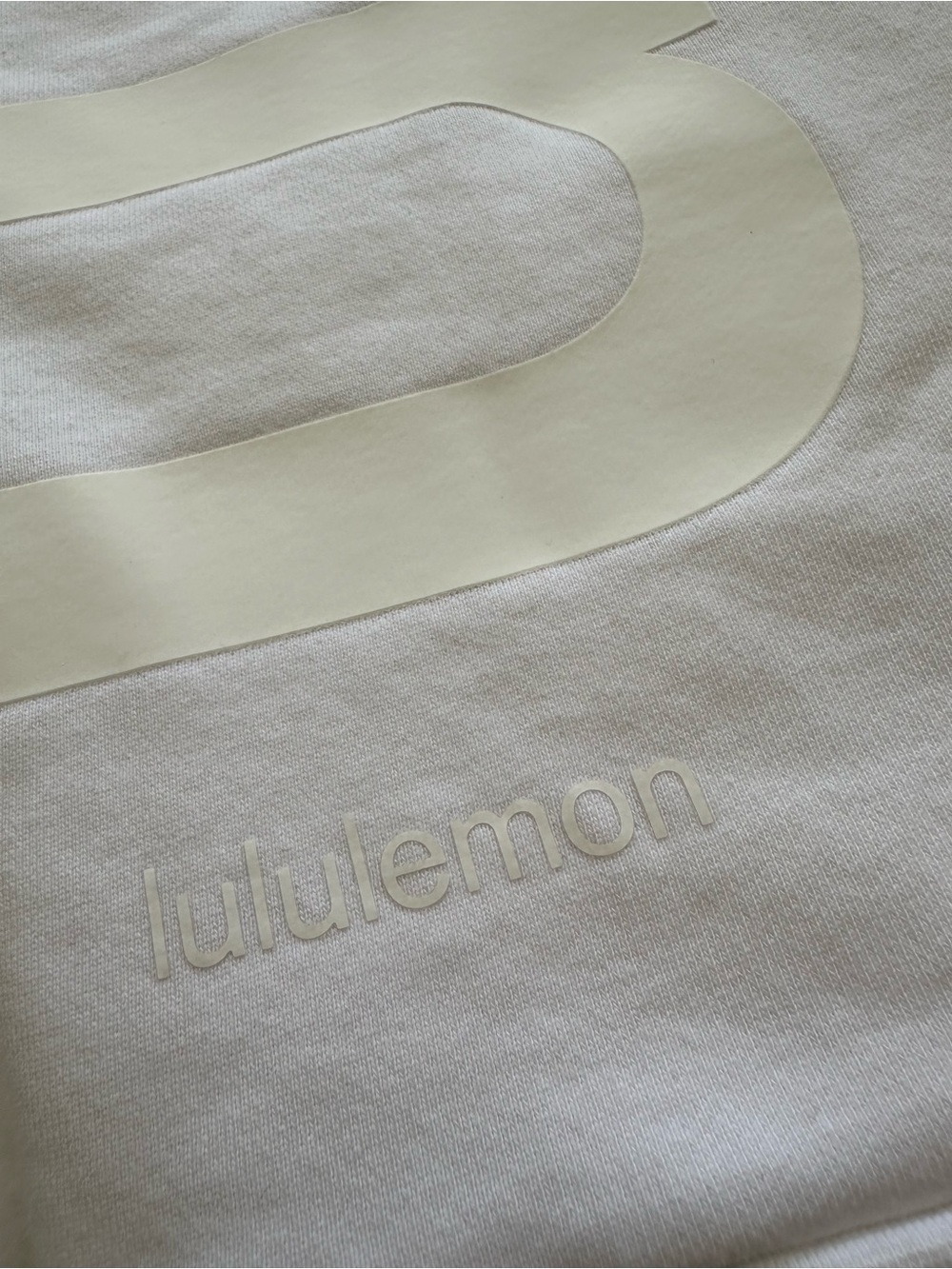 Lululemon white on white logo sweatshirt, size medium - Picture 14 of 15